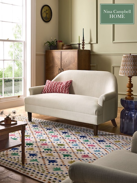 Nina Campbell Clabon Natural Rosemoor Small 2 Seater Sofa (AK7721) | £699