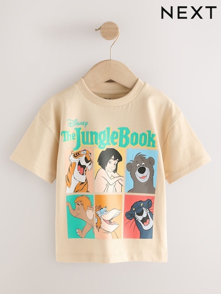 Stone The Jungle Book Short Sleeve 100% Cotton T-Shirt (3mths-8yrs) (AK7899) | £9 - £11