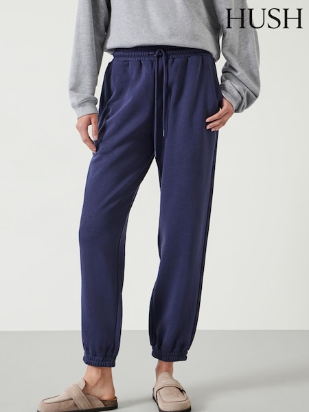 Hush Blue Alyna Pocket Detail Relaxed Joggers (AK7988) | £65