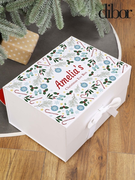 Personalised Winter Wonderland Christmas Eve Box by Dibor (AK8175) | £22