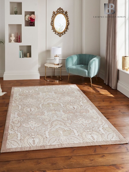 Laurence Llewelyn-Bowen Bronze Damask Rug (AK8293) | £100 - £295