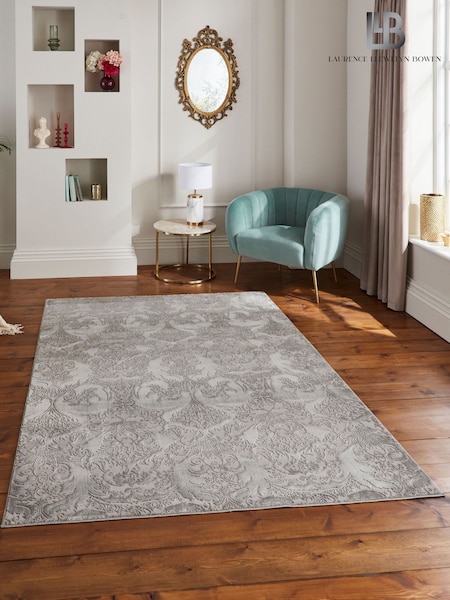 Laurence Llewelyn-Bowen Slate Imperial Rug (AK8297) | £100 - £295