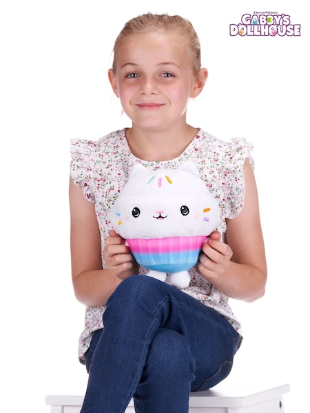 Gabbys Dollhouse 10" Cakey Cat Plush Toy (AK8334) | £17