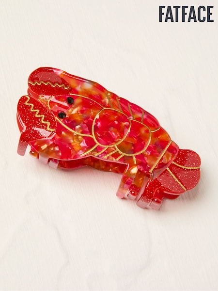 FatFace Red Lobster Print Claw Clip (AK8339) | £12.50
