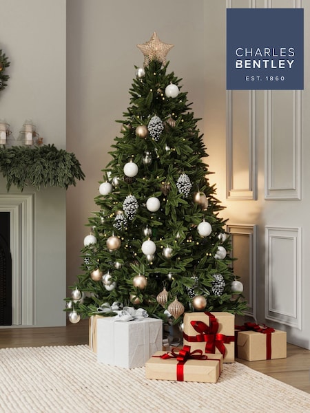 Charles Bentley Green Faux Hinged Nordic Spruce 6ft 8ft Christmas Tree (AK8391) | £260