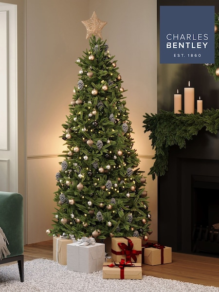 Charles Bentley Green Charles Bentley Nordic Spruce 7ft Slim Hinged Christmas Tree (AK8393) | £190