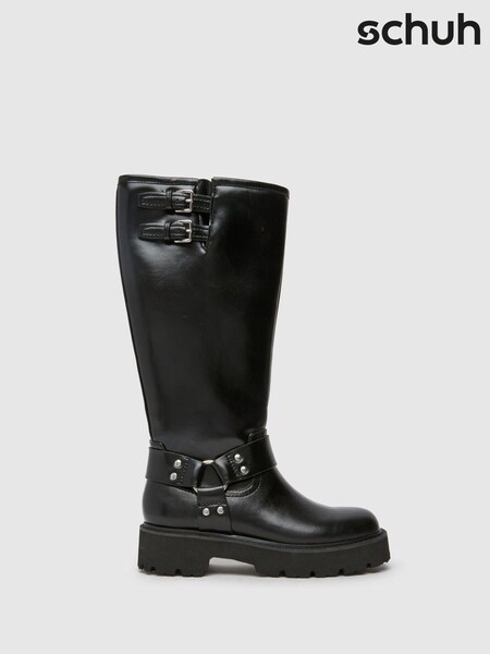 Schuh Dayton Hardwear Knee Black Boots (AK8507) | £65