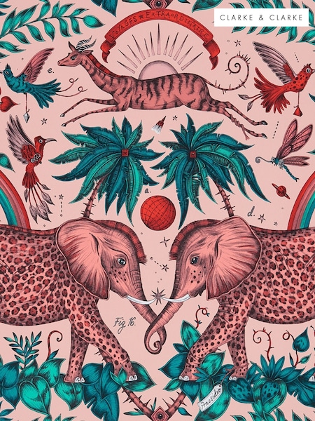 Clarke And Clarke Emma J Shipley Wilderie Zambezi 10m Wallpaper