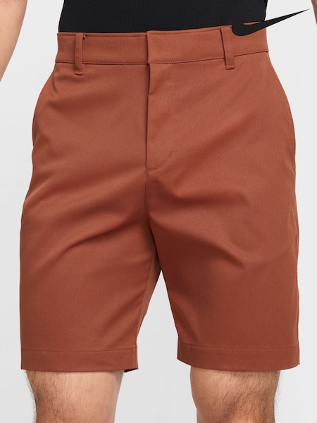 Nike Brown Tour 8 inch Chino Golf Shorts (AK8662) | £60