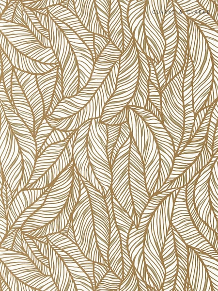 Clarke and Clarke Bronze or Ivory Selva Wallpaper (AK8978) | £56