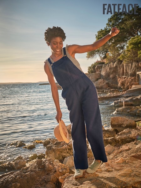 FatFace Navy Doubles Jumpsuit (AK9260) | £59