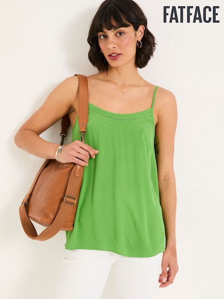FatFace Sisley Bright Green Cami (AK9289) | £29.50
