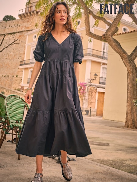 FatFace Kelly Black Maxi Dress (AK9464) | £72