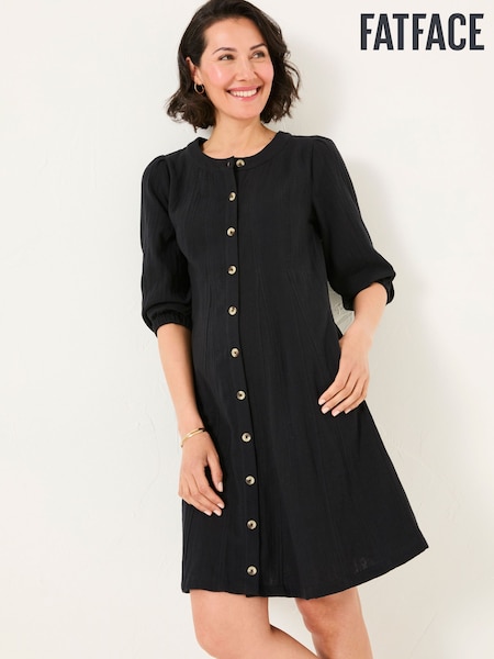 FatFace Anais Black Dress (AK9487) | £62