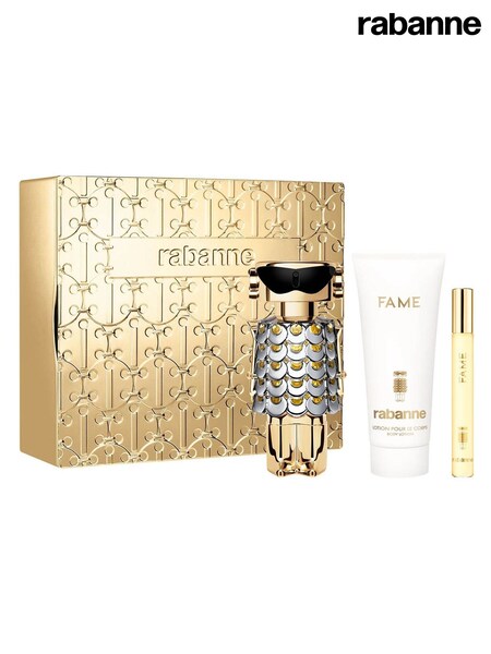 Rabanne Fame Eau de Parfum 80ml, Body Lotion 100ml & Travel Spray 10ml Gift Set (Worth £159) (AK9540) | £125