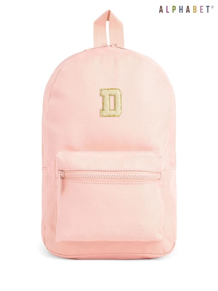 Personalised Kids Pink Backpack by Alphabet (AK9853) | £17
