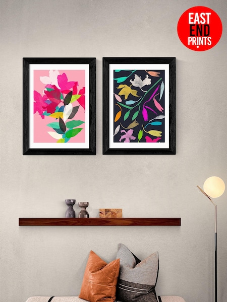 East End Prints Black Lily Diptych by Garima Dhavan (AK9936) | £90 - £245