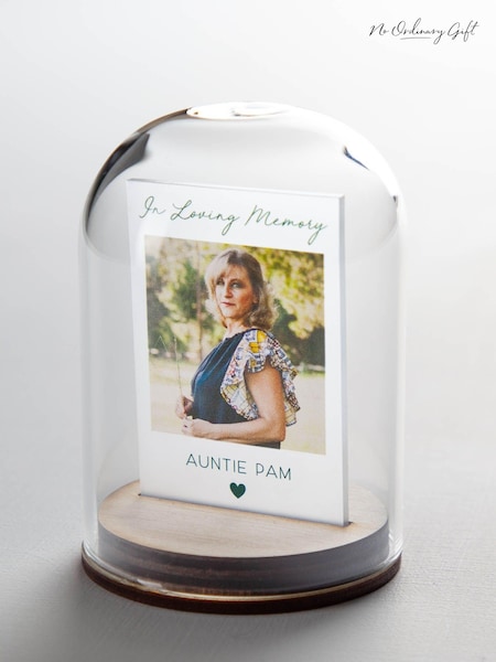 In Loving Memory Memorial Photo Dome by No Ordinary Gift (AK9994) | £28
