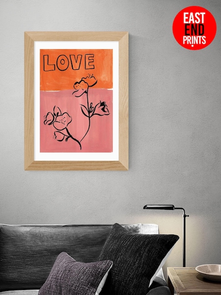 East End Prints Oak Blossom Love Framed Print by Keren Parmley (AL0040) | £50 - £130