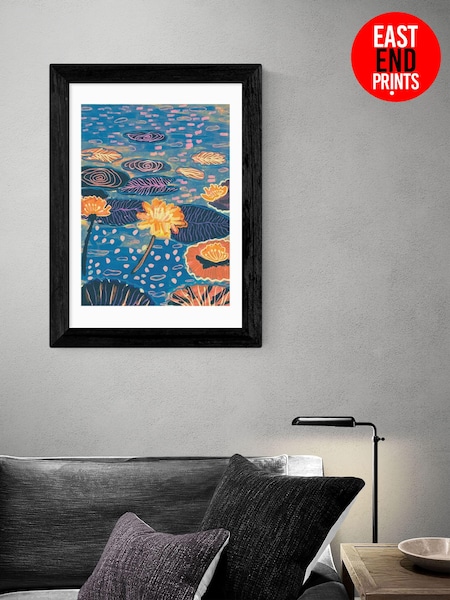 East End Prints Black Magic Pond Framed Print Wall Art by Alisa Galitsyna (AL0044) | £50 - £130