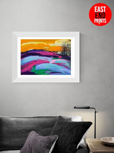 East End Prints White New Horizons Framed Print Wall Art by Lucy Merriman (AL0045) | £50 - £130