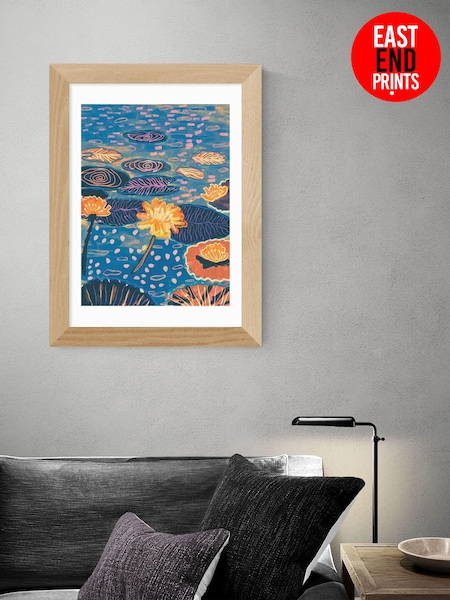 East End Prints Oak Magic Pond Framed Print Wall Art by Alisa Galitsyna (AL0046) | £50 - £130