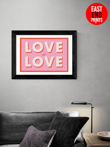East End Prints Black Love is Love Wall Art by Studio Eleni (AL0058) | £50 - £130