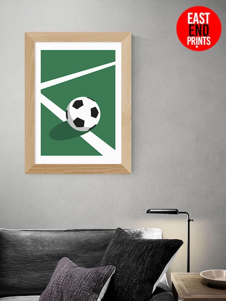 East End Prints Oak Football Framed Print Wall Art by Rocket Jack (AL0072) | £50 - £130