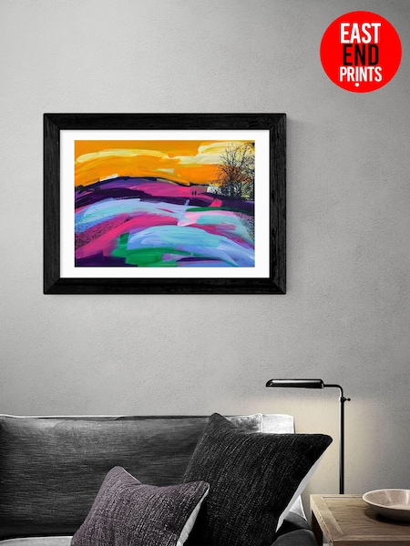 East End Prints Black New Horizons Framed Print Wall Art by Lucy Merriman (AL0079) | £50 - £130