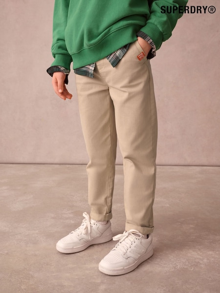 Superdry Stone Chino Trousers (AL0450) | £26 - £30