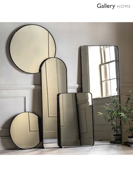 Gallery Home Black Whitland Arch Leaner Mirror (AL0501) | £150