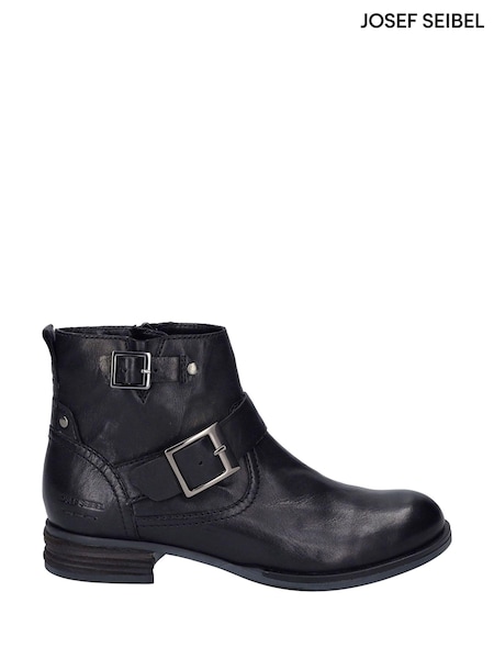 Josef Seibel Sanja 16 Black Ankle Boots (AL0581) | £110