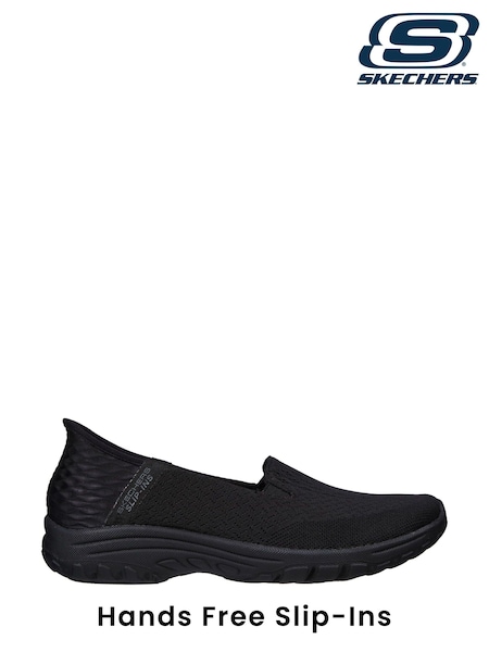 Skechers Black Black Reggae Fest 2.0 Guiding Slip In Wide Fit Shoes (AL0604) | £74