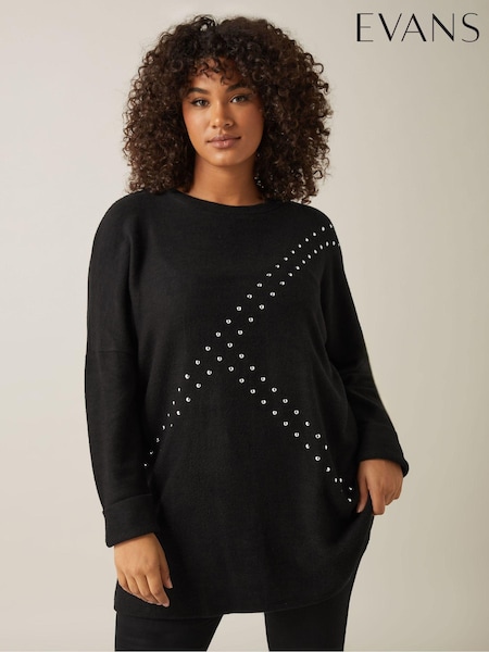 Evans Stud Detail Jumper (AL0747) | £42