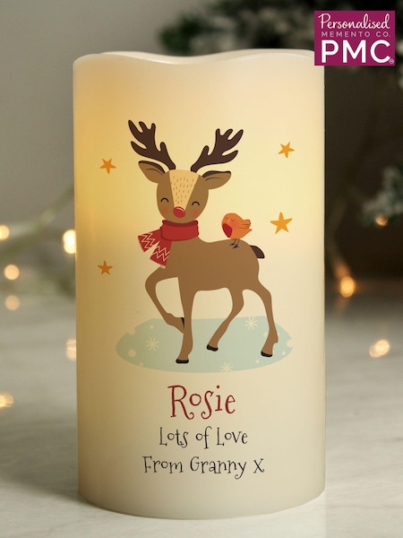 Personalised LED Christmas Candle by PMC (AL1270) | £16