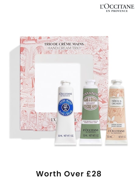 L'OCCITANE Hand Cream Trio (Worth Over £28) (AL1379) | £24