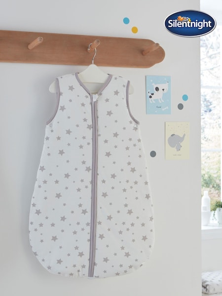Silentnight Grey 100% Cotton Safe Nights 2.5 Tog Baby Sleeping Bag (AL1590) | £25 - £30