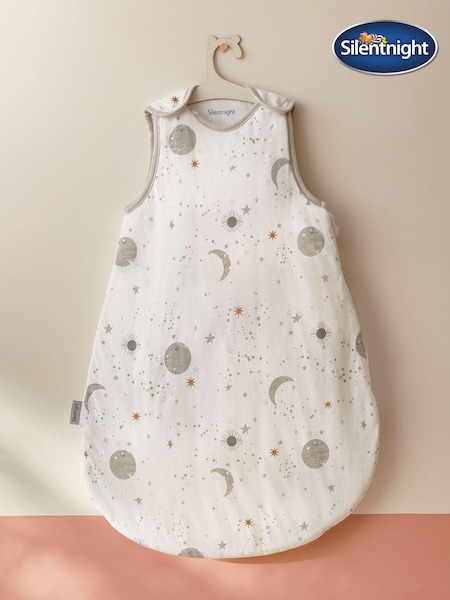 Silentnight White 100% Cotton Safe Nights 2.5 Tog Baby Sleeping Bag (AL1592) | £25 - £30