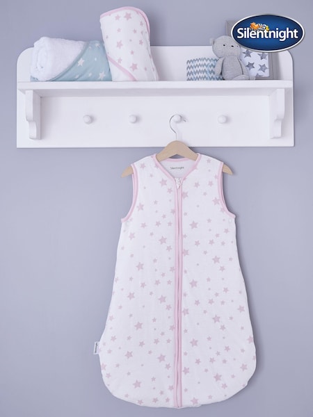 Silentnight Pink 100% Cotton Safe Nights 2.5 Tog Baby Sleeping Bag (AL1605) | £25 - £30