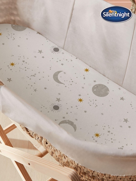 Silentnight White 100% Cotton Safe Nights Fitted Fitted Sheet (AL1672) | £15