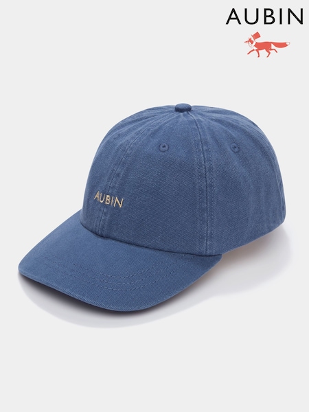 Aubin Blue 100% Cotton Strubby Cap (AL1904) | £35