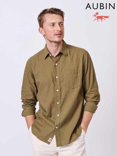 Aubin Grainsby Linen Cotton Shirt (AL1927) | £95