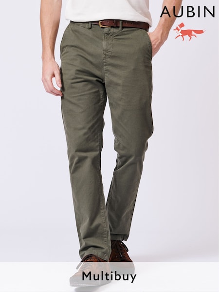 Aubin Green Witham Stretch Chinos (AL1945) | £99