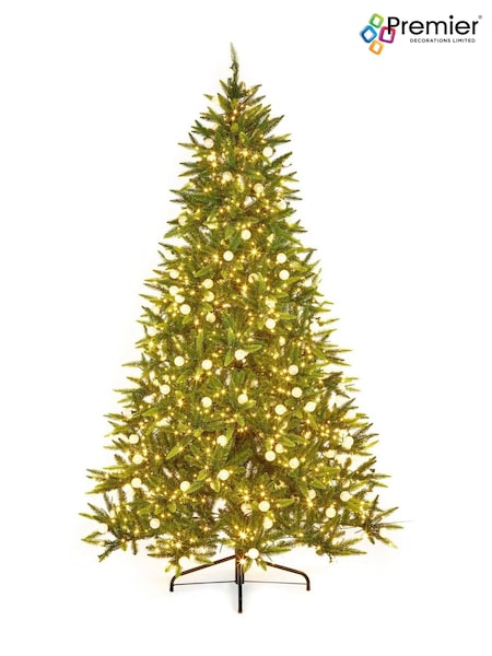Premier Decorations Ltd 6.5ft Pre Lit Spada Pine Christmas Tree (AL1984) | £350