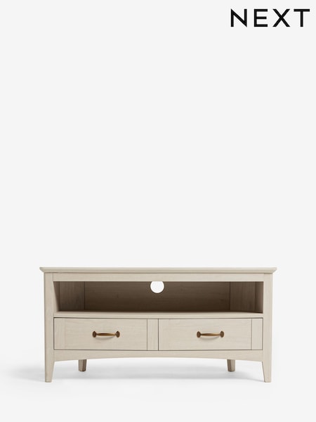 Grey Oakham Oak Effect Corner TV Unit (AL2052) | £350
