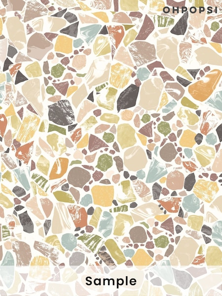 Ohpopsi Fossil and Sage Fragments A4 Wallpaper Sample (AL2142) | £1