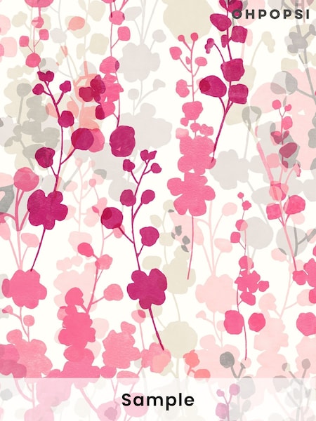 Ohpopsi Raspberry Blossom A4 Wallpaper Sample (AL2149) | £1