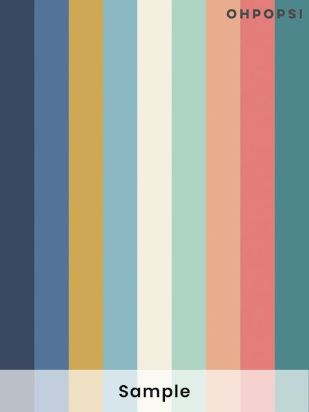 Ohpopsi Lipstick Twist Candy Kaleidoscope A4 Wallpaper Sample (AL2174) | £1