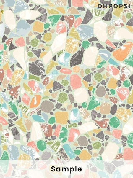 Ohpopsi Pistachio Fragments A4 Wallpaper Sample (AL2182) | £1