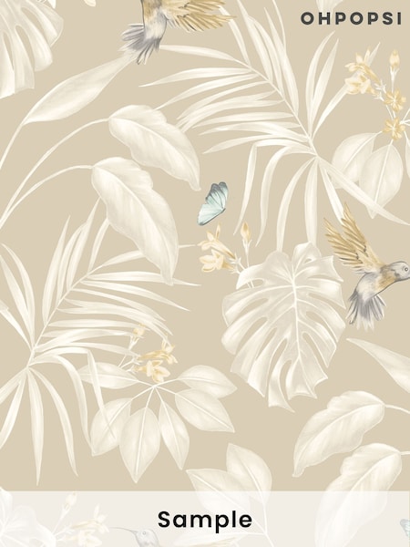 Ohpopsi Straw Hummingbird A4 Wallpaper Sample (AL2185) | £1